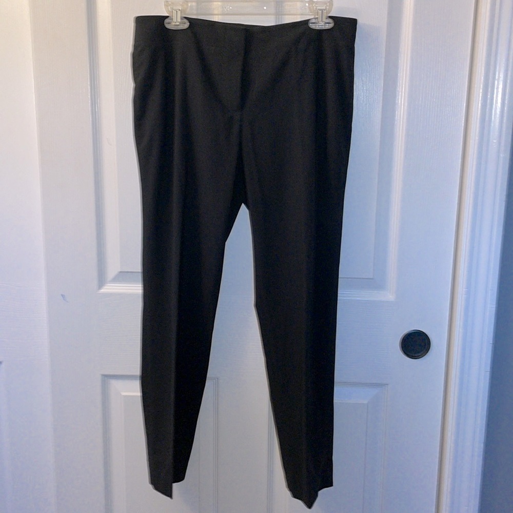 Ann Taylor Black Straight Leg Ankle Pant 27”